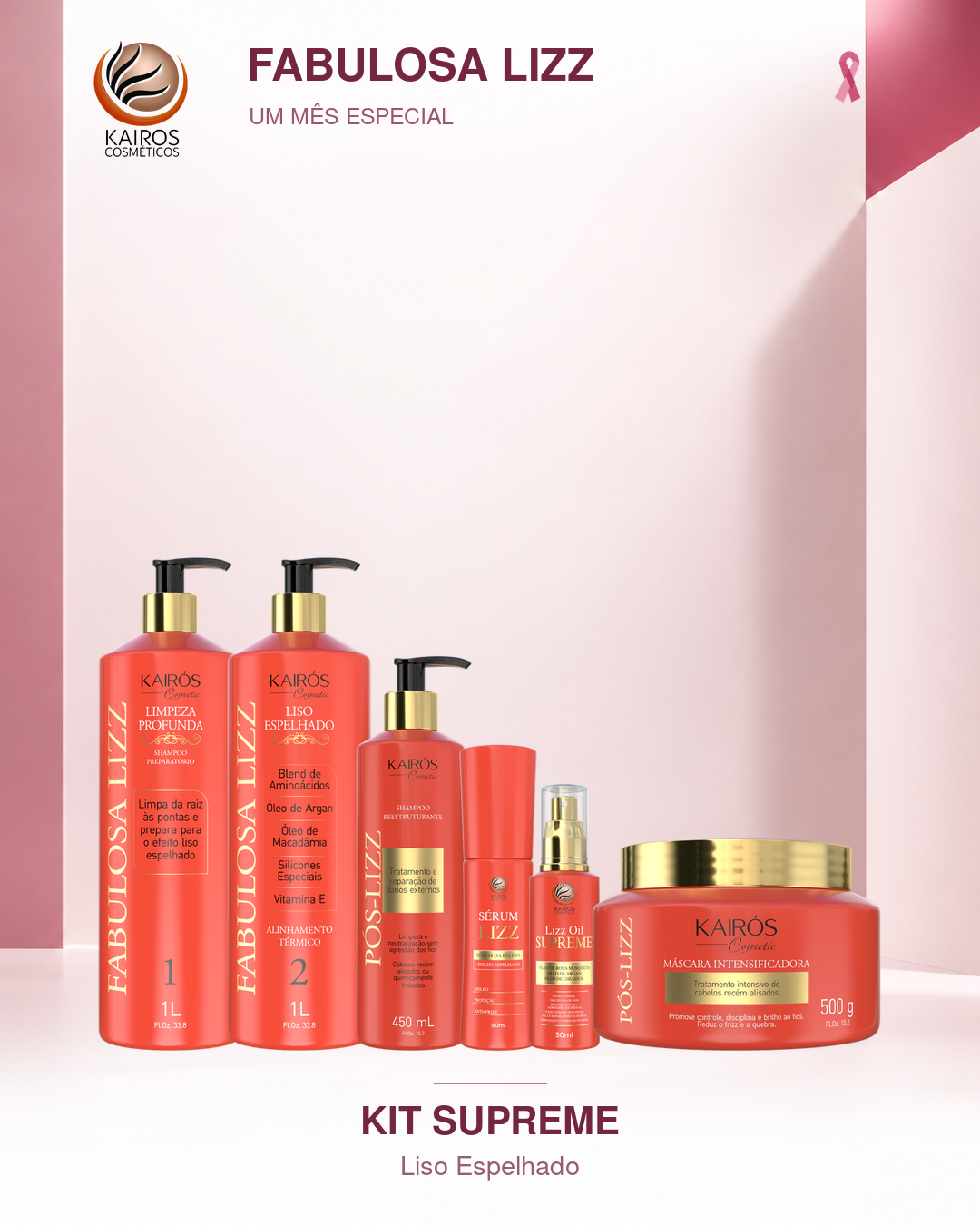 Kit Supreme Liso Espelhado