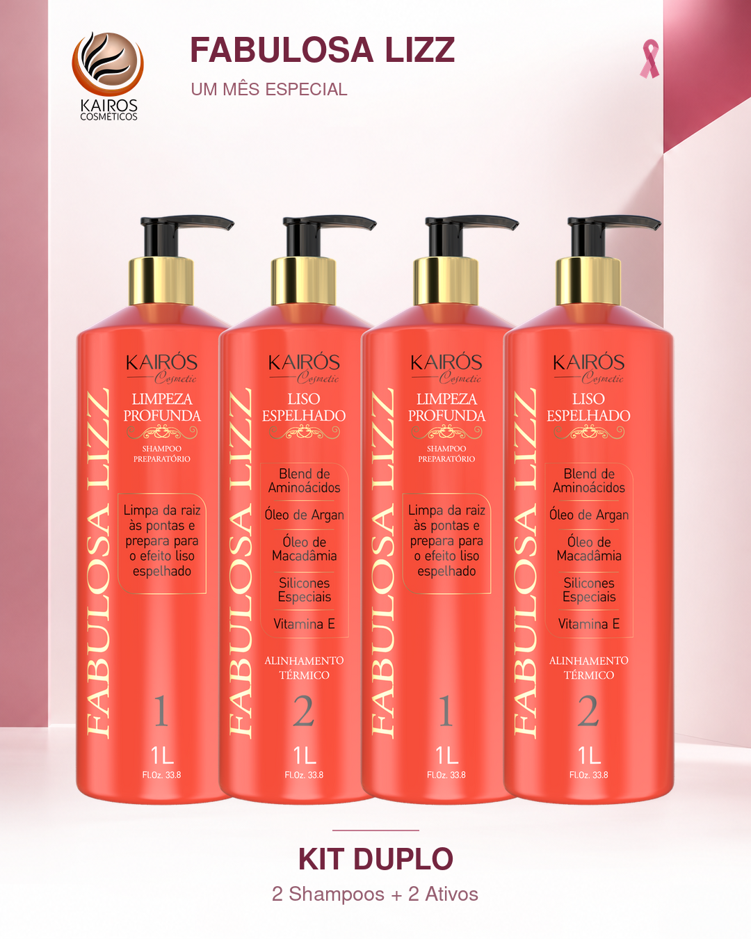 Kit Duplo — 2 Shampoos + 2 Ativos