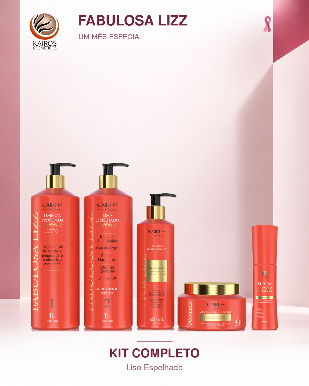 Kit Completo Liso Espelhado