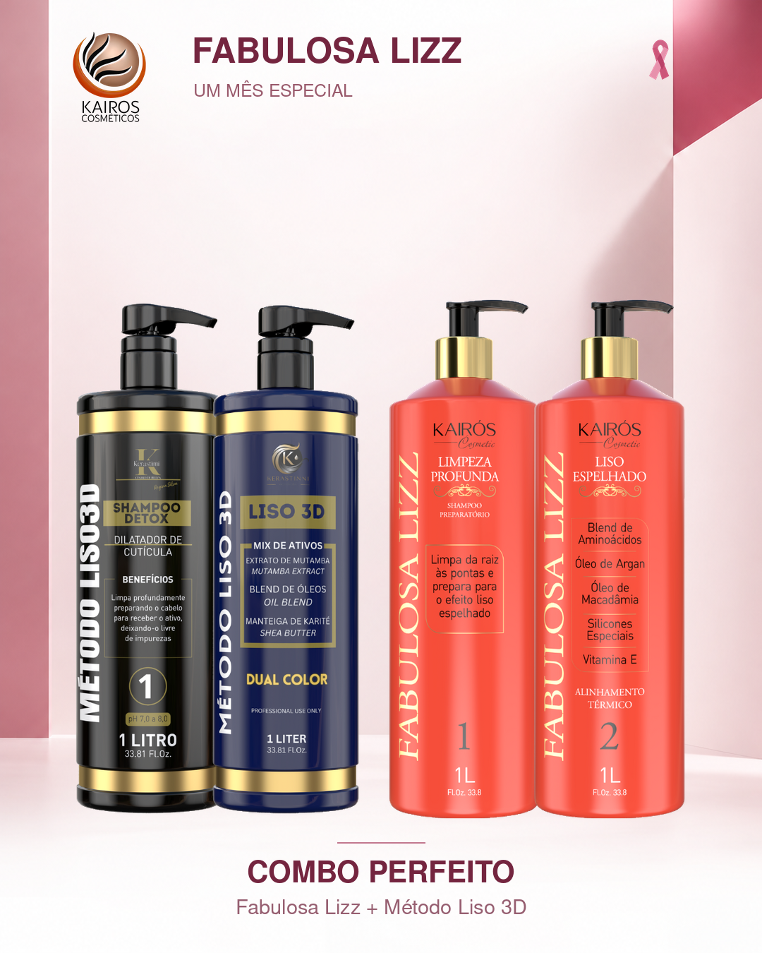 Combo perfeito Fabulosa lizz + Método liso3D