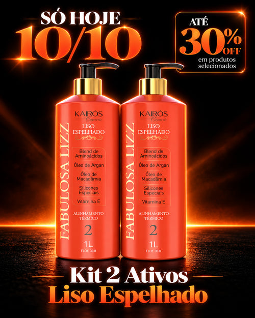 Kit 2 Ativos Liso Espelhado - Só Hoje 10/10