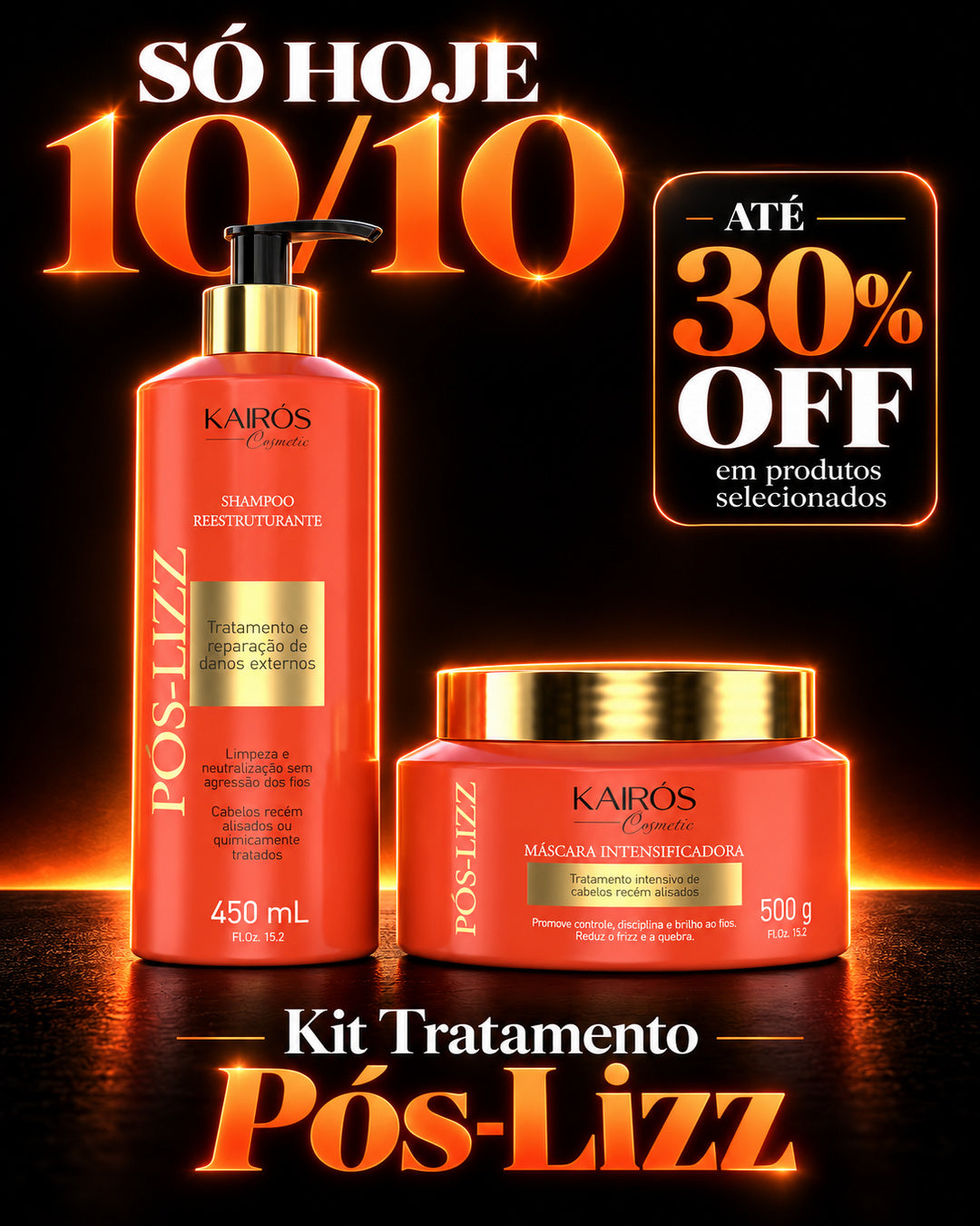 Kit Tratamento Pós-Lizz - Só Hoje 10/10
