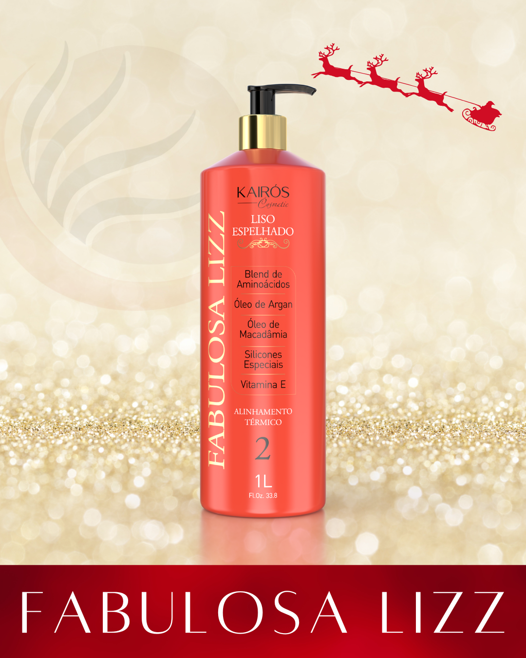 Ativo Liso Espelhado Fabulosa Lizz