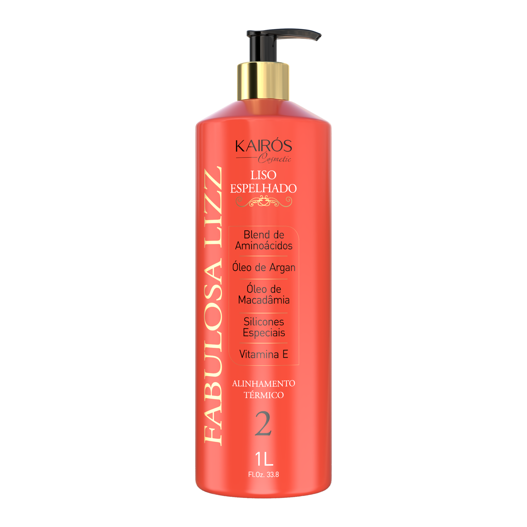 Ativo Liso Espelhado 1L Fabulosa Lizz - Kairós Cosméticos