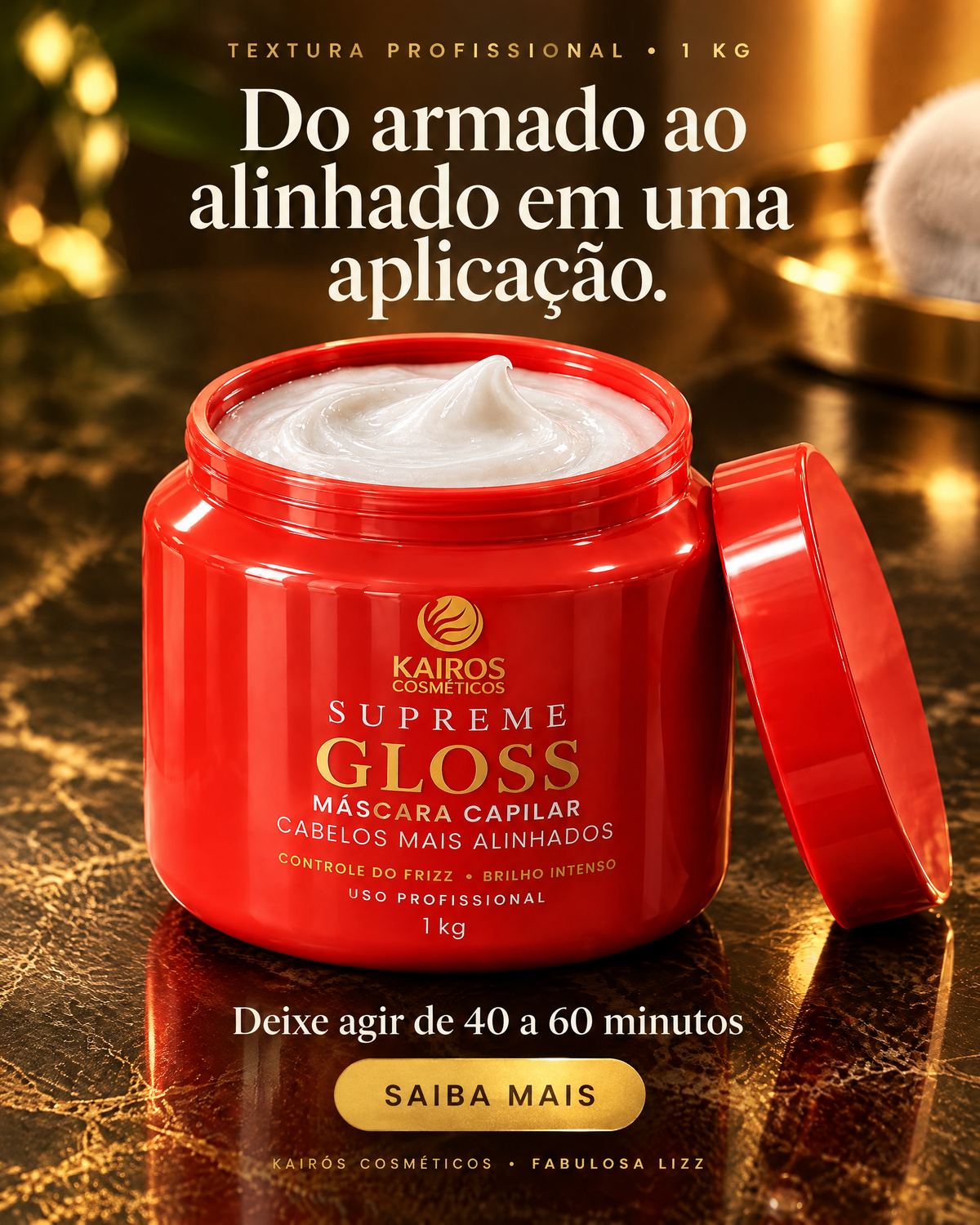 Supreme Gloss — Máscara Selante Redutora de Volume 1 kg