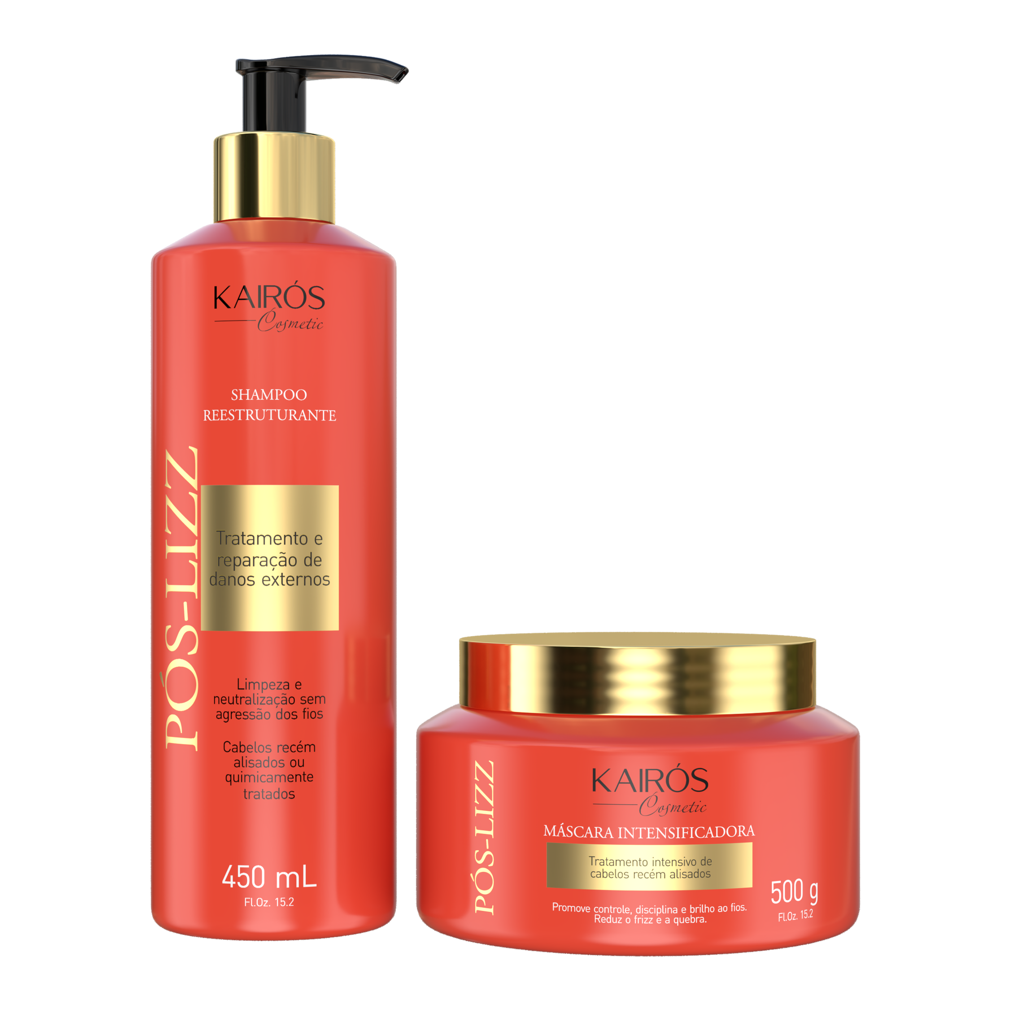 Kit Tratamento Pós-Lizz Fabulosa Lizz - shampoo reestruturante e máscara