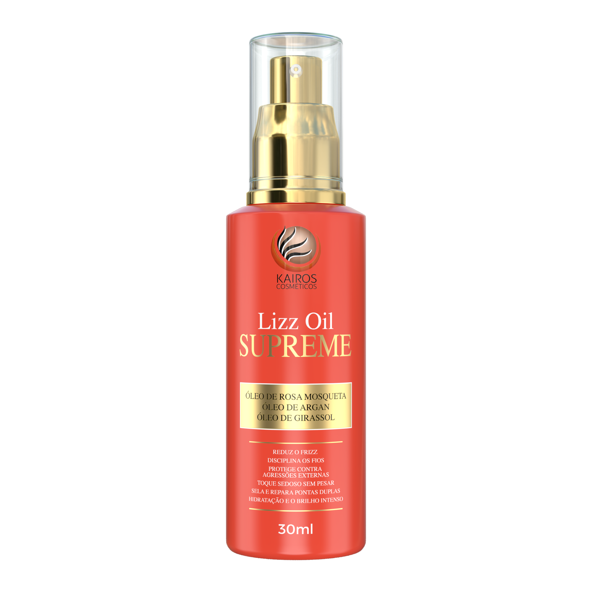 Lizz Oil Supreme 30ml - óleo finalizador Kairós Cosméticos