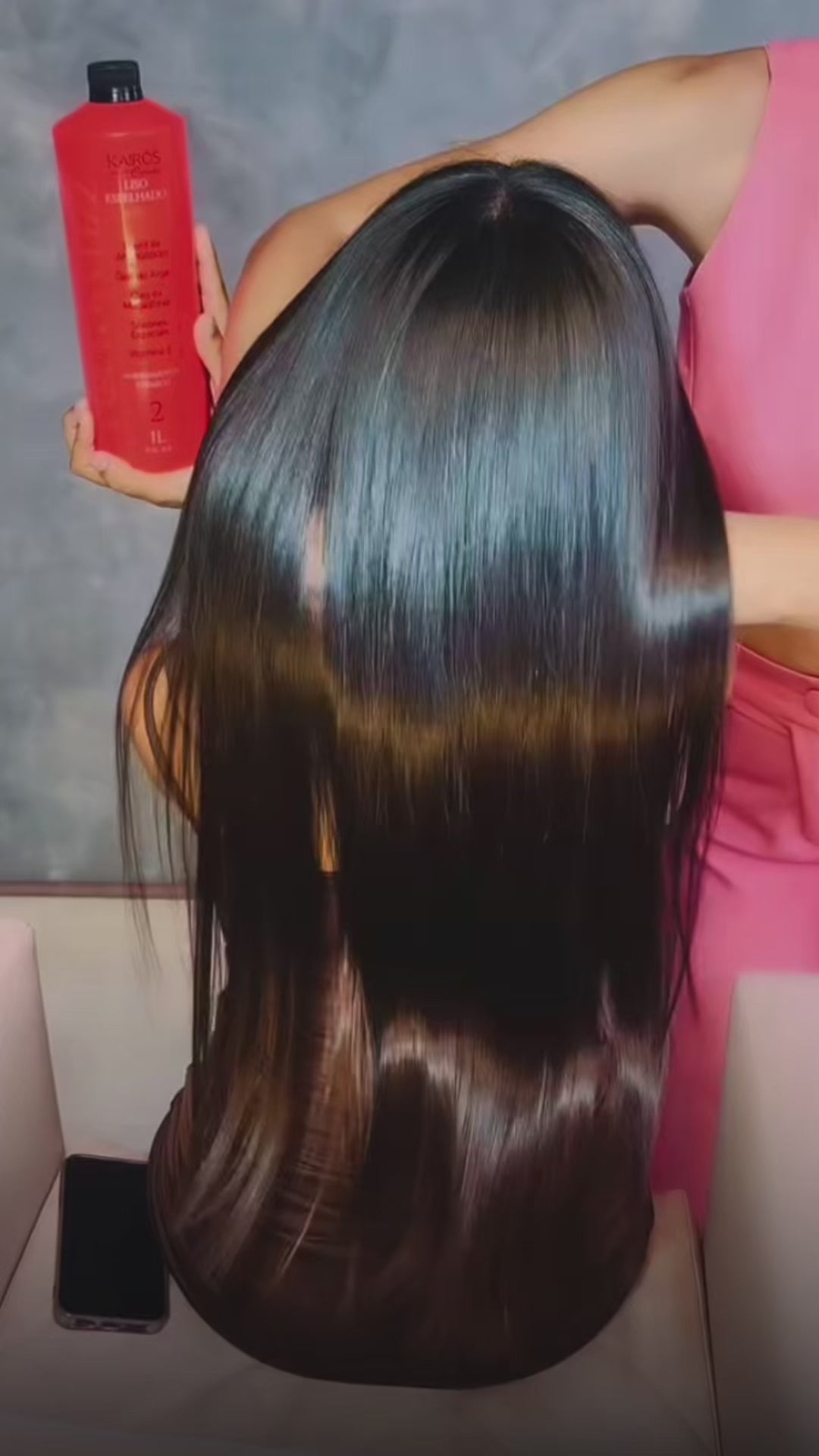 Kit Liso Espelhado Fabulosa em Dobro: 2 Shampoos 1L + 2 Ativos 1L