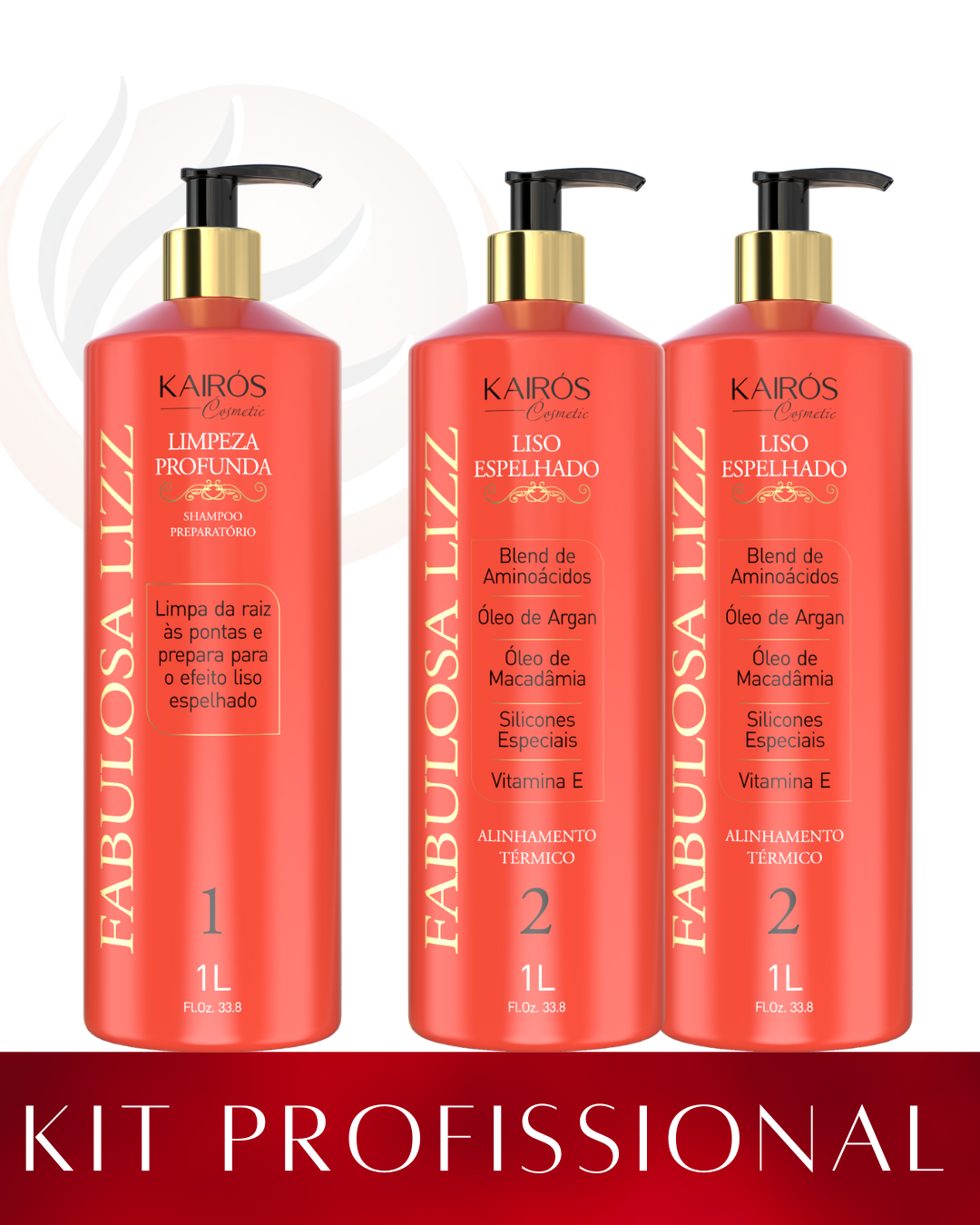 Kit 1 Shampoo+ 2 Ativos