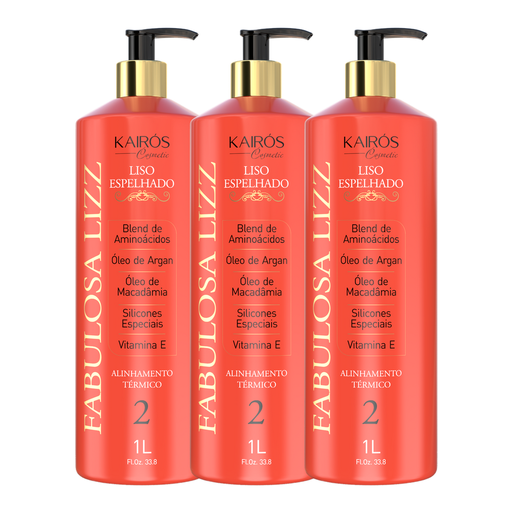 Promoção Compre 2 Ganhe 1 - Ativo Liso Espelhado Fabulosa Lizz
