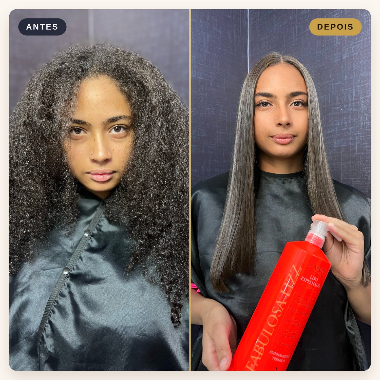 Antes e depois Fabulosa Lizz