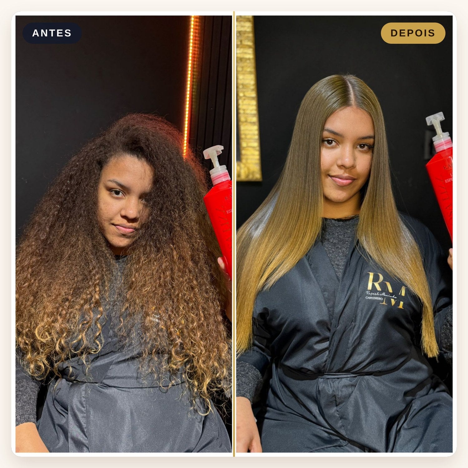 Antes e depois Fabulosa Lizz