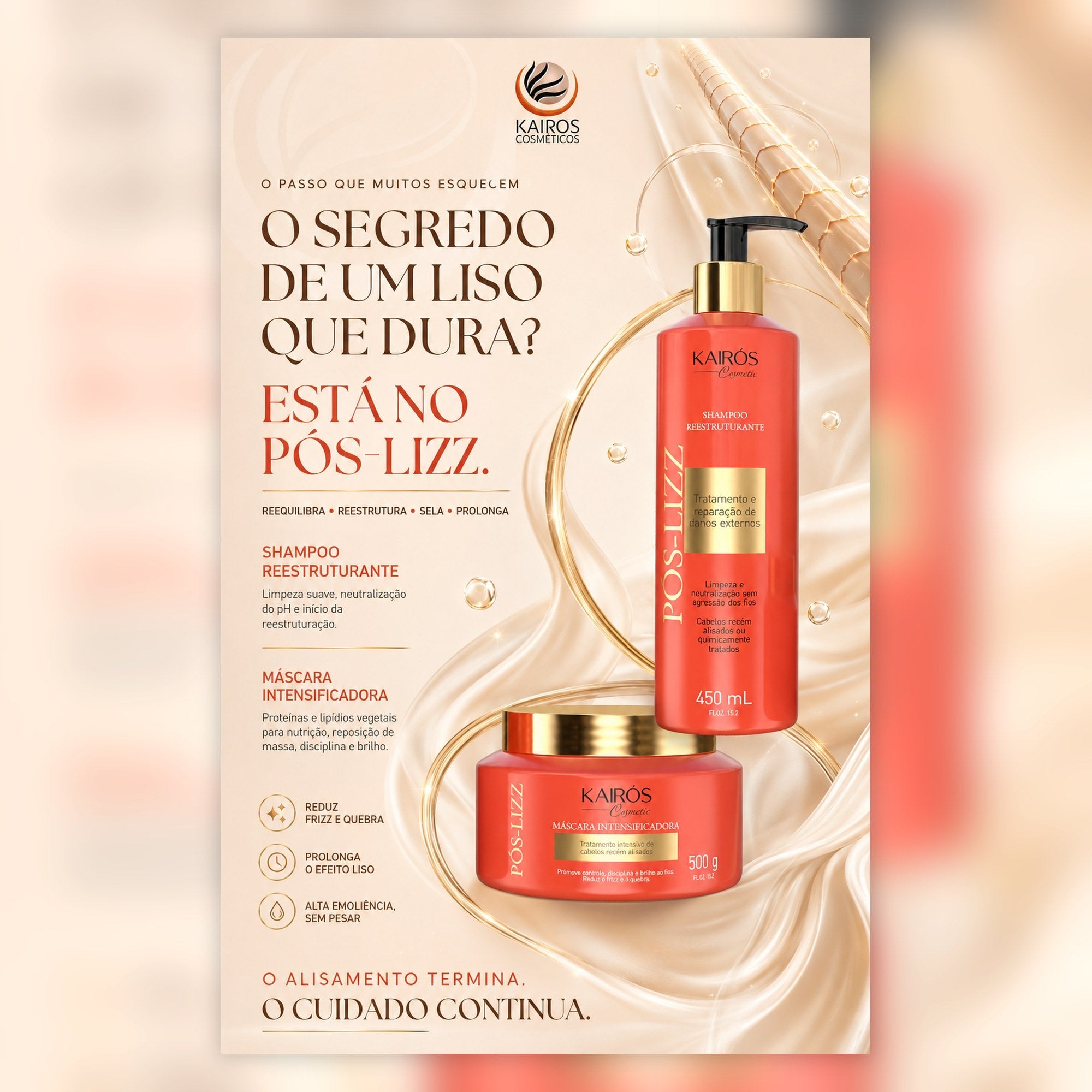 Kit Pós-Lizz - o segredo de um liso que dura